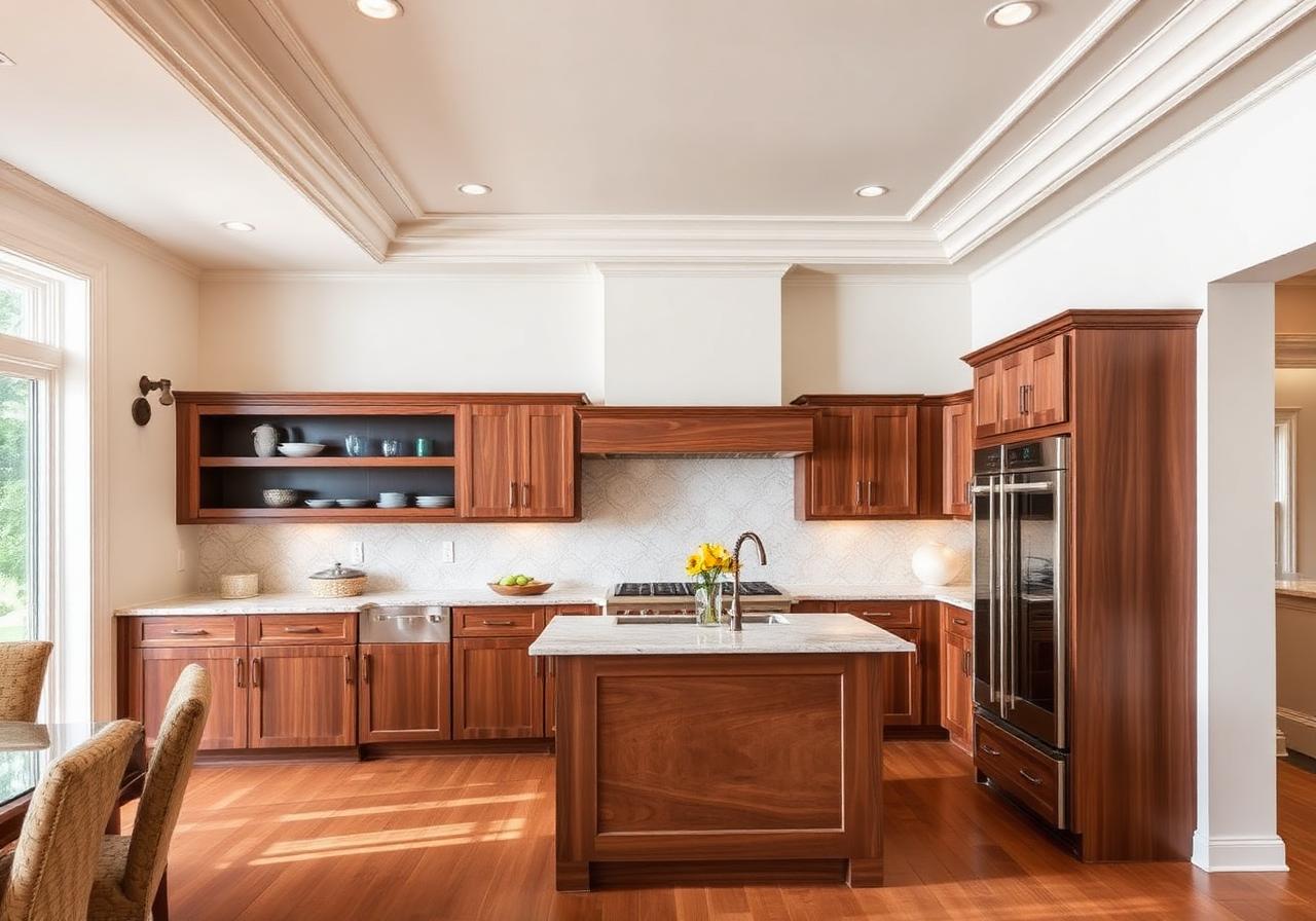 Premium Custom Walnut Kitchen